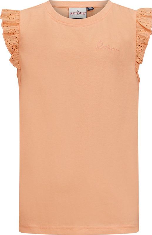 Retour - Ilana - T-shirt - Light Peach - Voor Meisjes