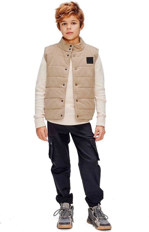 Retour - Bodywarmer - Beige - RJB-43-617 - 100% Katoen - Mouwloos