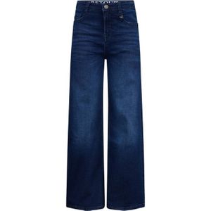 Retour Jeans - Skoura - Wide Leg Jeans - Donkerblauw - Stretchdenim