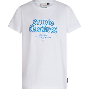 Retour Jeans - Evan - T-shirt - Wit