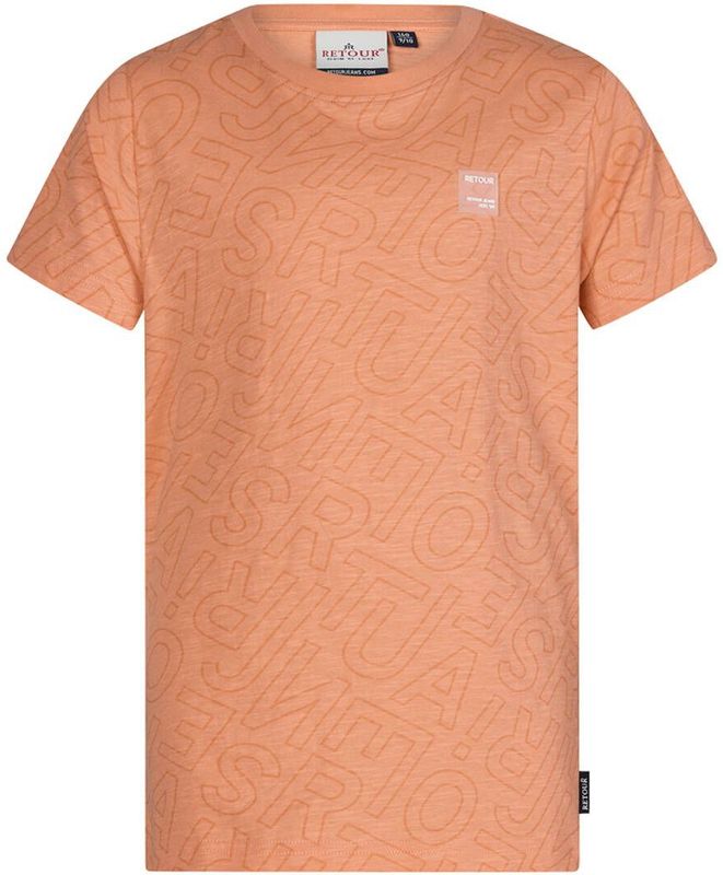 Retour - T-shirt - Koraal - Katoen