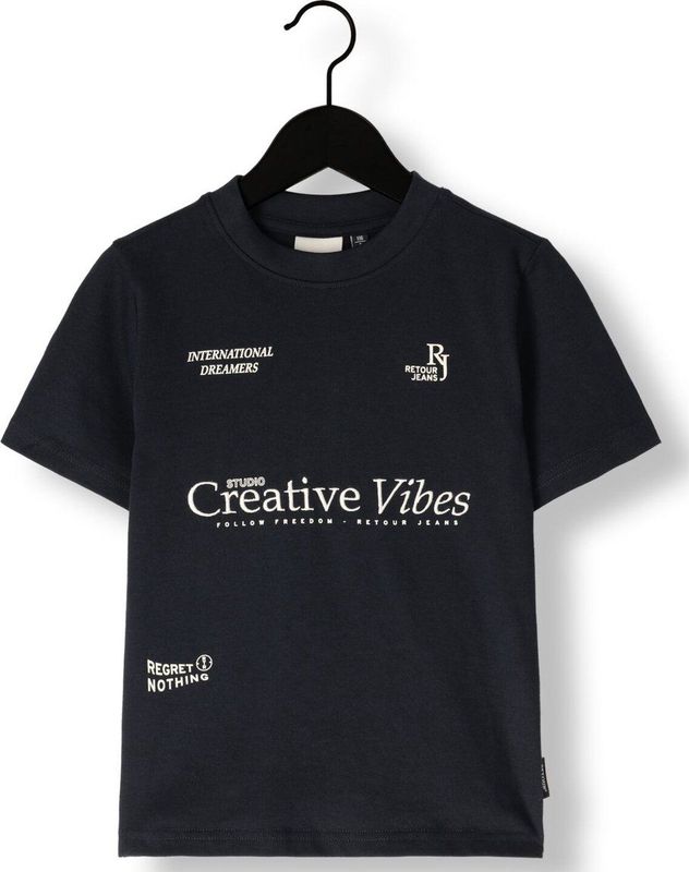 Retour Jeans - T-shirt - Donkerblauw