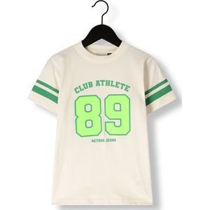 Retour Jeans - T-shirt - Ecru - 100% Katoen - Korte Mouw