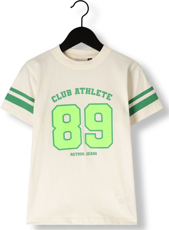 Retour Jeans - T-shirt - Ecru - 100% Katoen - Korte Mouw