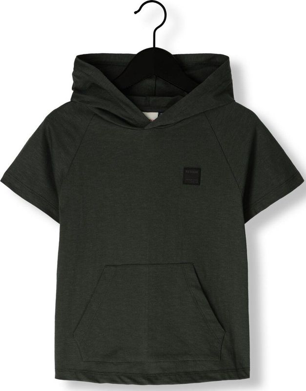 Retour Jeans - Armin - T-shirt - Donkergroen - Katoen