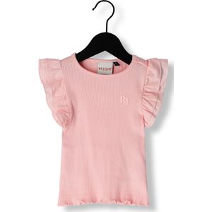 Retour Jeans - T-shirt - Lichtroze - Rib Gebreid