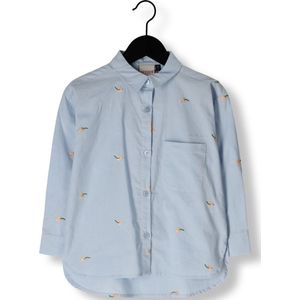 Retour Jeans - Blouse - Lichtblauw - 100% Katoen - Lange Mouwen