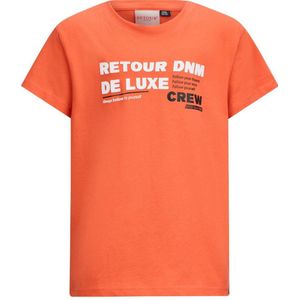 Retour Jeans - T-shirt - Koraaloranje - 100% Katoen