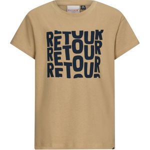Retour Jeans - Gidion - T-shirt - Zand - Katoen