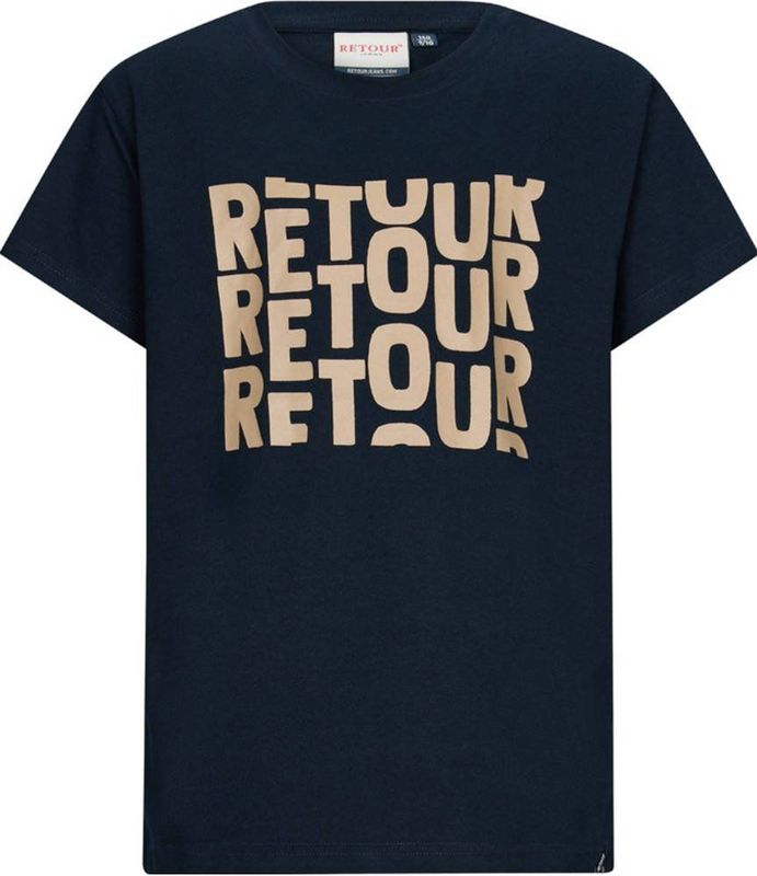 Retour Jeans - T-shirt - Donkerblauw