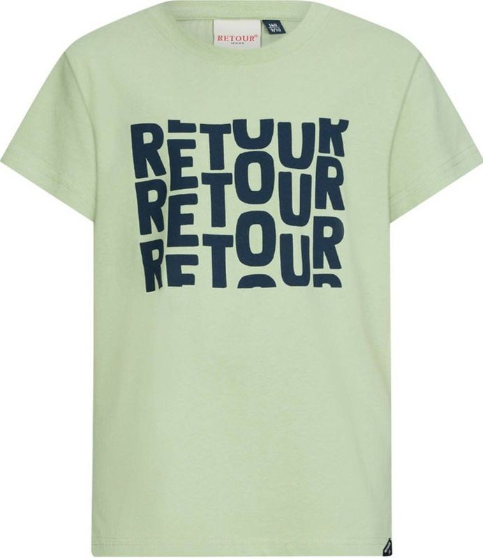 Retour Jeans - Gidion - T-shirt - Pistachegroen - 100% Katoen