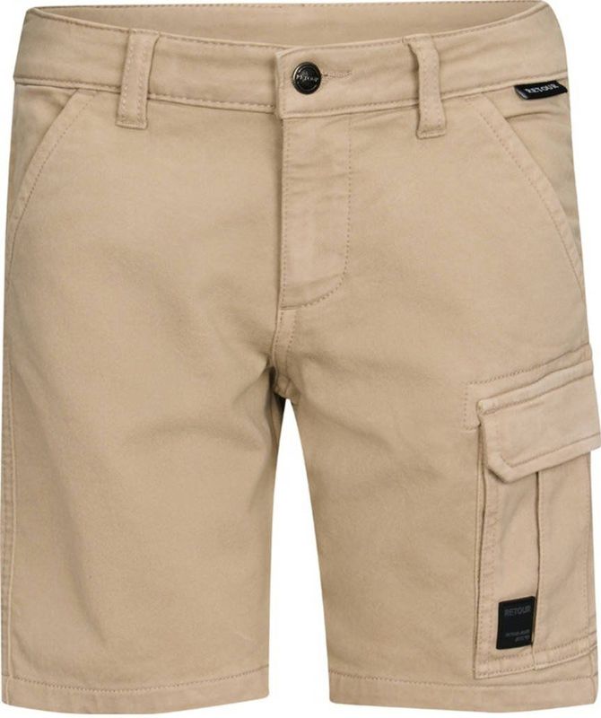 Retour Jeans - Cargo Short - Zand - Katoen Polyester Elastaan