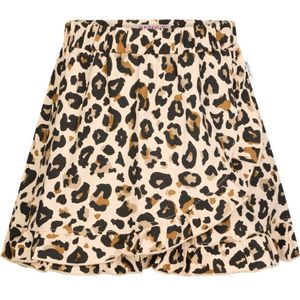 Retour Jeans skort met panterprint beige/bruin
