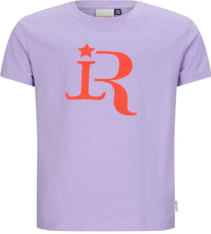 Retour Jeans - Chatou - T-shirt - Lila - 100% Katoen