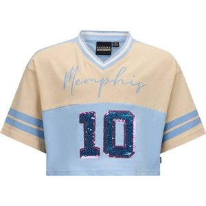 Retour Jeans X Memphis T-shirt ecru met pailletten