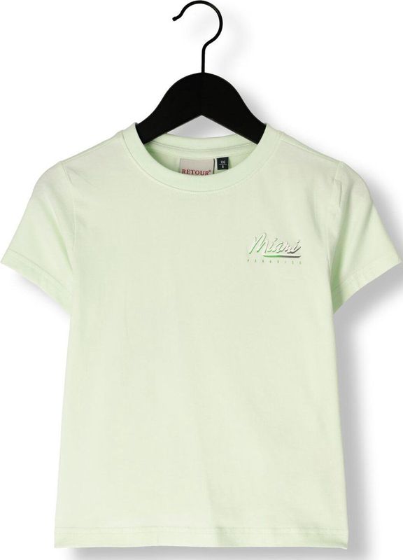 Retour Jeans - Julia - T-shirt - Licht Appelgroen - Katoen