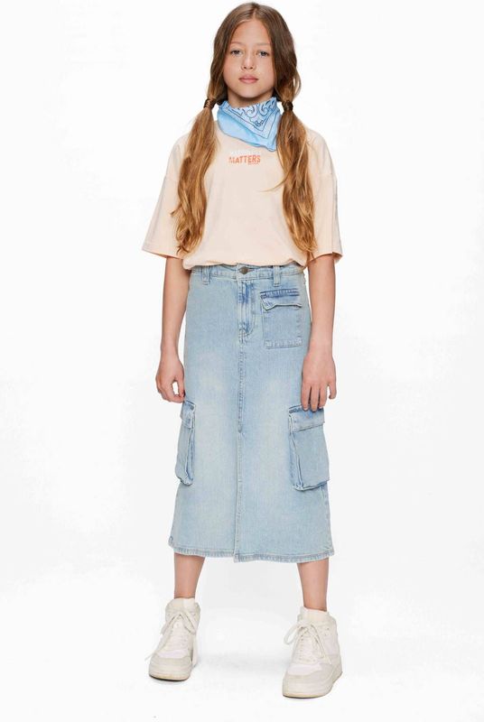 Retour Jeans - T-shirt - Licht Zalm - Oversized Pasvorm - Korte Mouwen