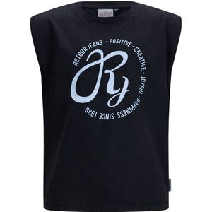 Retour - T-shirt - Zwart - Katoen