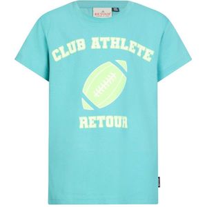 Retour jongens t-shirt - Turquoise