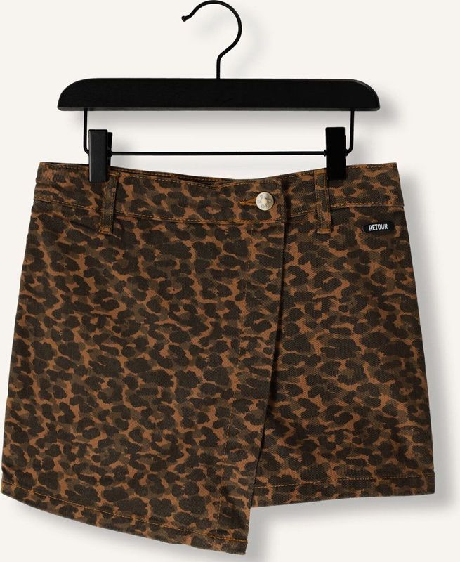 Retour Jeans - Luisa - Rok - Zacht Katoen - Overslag Detail