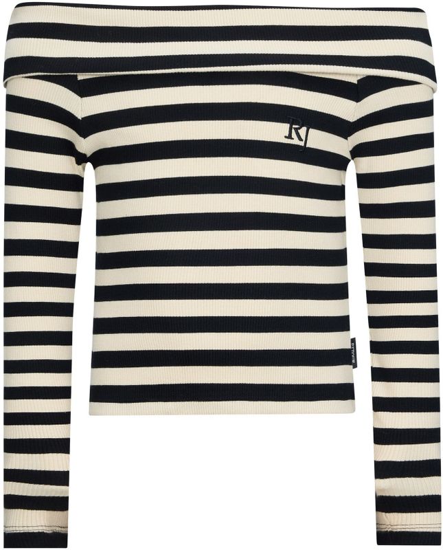 Retour Jeans - Esra - Top - Zacht Katoen - Off-Shoulder Kraag