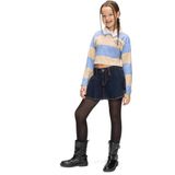 Retour Jeans - Hinde - Polo - Lichtblauw - Lange Mouwen - Cropped