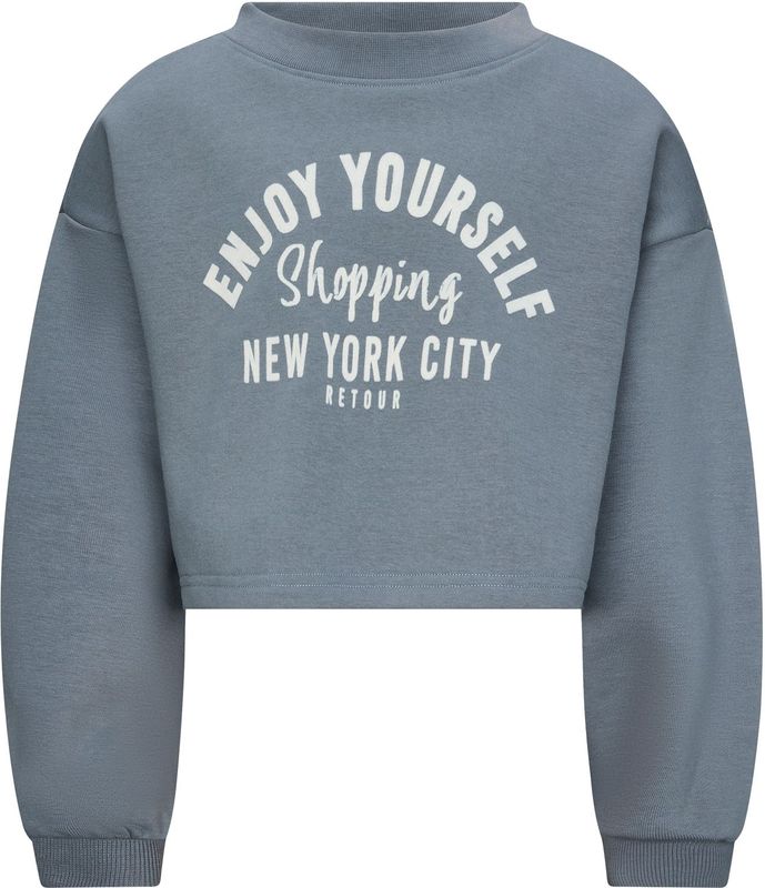 Retour Jeans - Puck - Sweatshirt - Rookgrijs - Losse Pasvorm