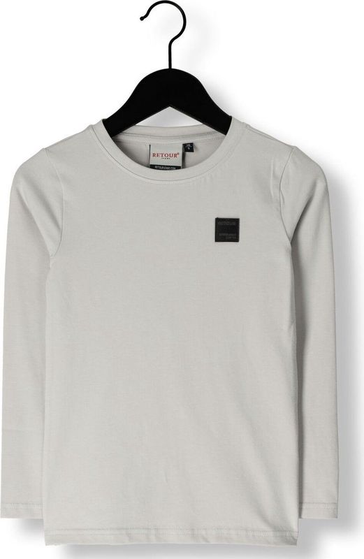 Retour Marvin Polo's & T-shirts Jongens - Polo shirt - Lichtgrijs - Maat 104