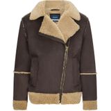 Retour Jeans - Kris - Winterjas - Bruin - Voor Meisjes - Winddicht en Waterafstotend