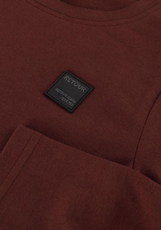 Retour jongens longsleeve - Bordeaux