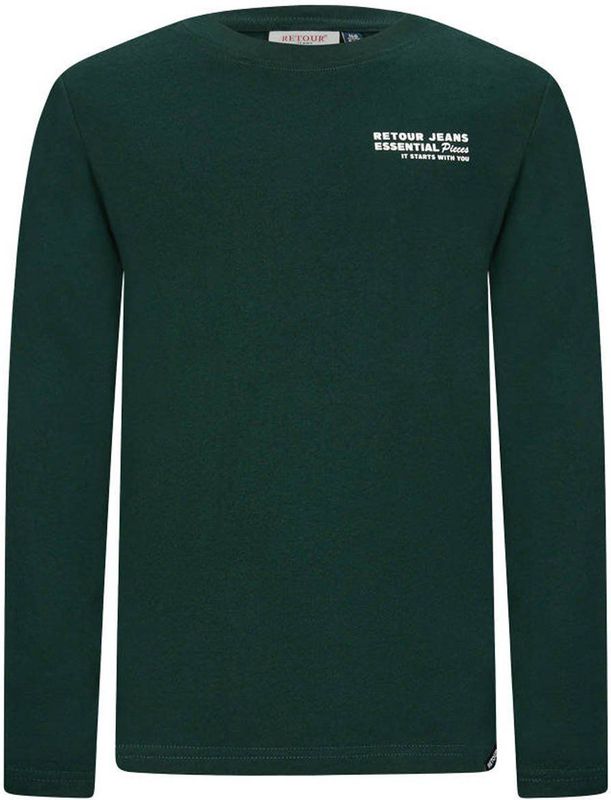 Retour Jeans - Kjell - Longsleeve - Donkergroen
