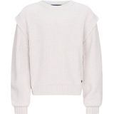 Retour Jeans - Bzou - Gebreide Trui - Grijs - Grof Gebreid