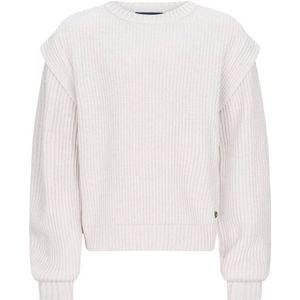 Retour Jeans - Bzou - Gebreide Trui - Grijs - Grof Gebreid