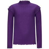 Retour Jeans - Longsleeve - Effen Kleur - Comfortabel Katoen met Ruches