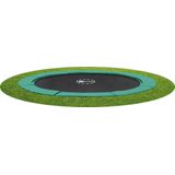 Etan PremiumFlat Trampoline - ø 366 cm / 12ft - Groen - Rond - Volledig Gelijkvloers - Inground Trampoline - Max. Gebruikersgewicht 150 kg