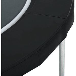 Etan® Premium Trampoline Combi Beschermrand - t.b.v. trampoline ⌀ 366 cm / 12ft - Zwart - Rond - Hoge Kwaliteit