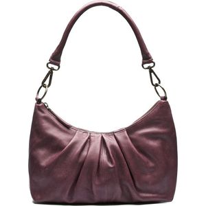 Dali Fashion - Chabo Bags - Schoudertas - Handtas- Leer- Aubergine