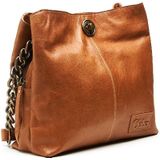 Chabo Bags -Chain Small - Crossbody - Leer - Bruin