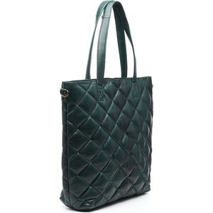 Chabo Bags - Milano Padded Shopper - Shopper - Groen-gewatteerd-padded