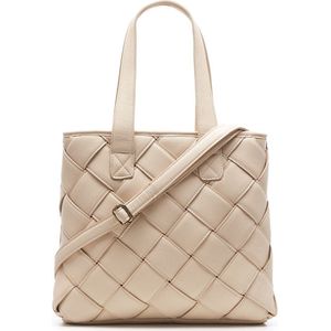 Chabo Bags - Florence Braided - Shopper - Sand / Wit