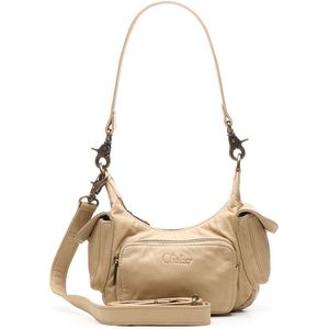 Chabo Bags - Donna City Bag - Schoudertas - Crossover - Leer - Creme