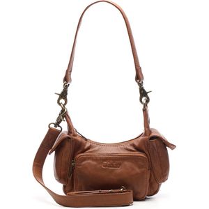 Chabo  Crossbodytas / Schoudertas Dames -  Leer - Donna -  cognac