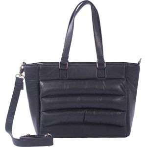 Chabo Laptoptas Dames -  15 inch -  Leer -  Donna - zwart