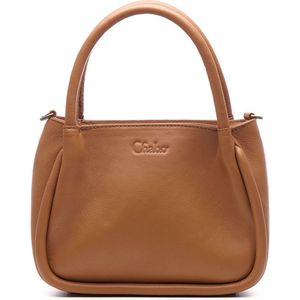 Chabo Bags - Campbell Handbag - Crossover - Leer - Bruin- Cognac