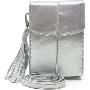 Chabo Bags - Mover - Crossbodytas -Leer - Zilver