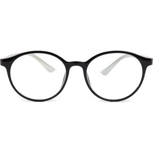 Montour Bril Zonder Sterkte - EZRA - Ovaal Model - Zwart - Dames - Heren - Unisex