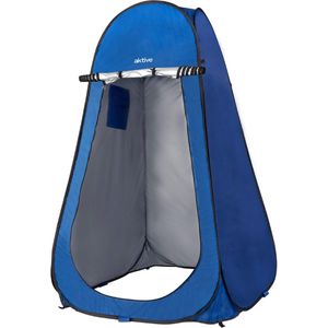 HIXA Douchetent - Pop up - Tent - Omkleedtent - Camping - Douche - Blauw - 120x120x190 cm - Polyester