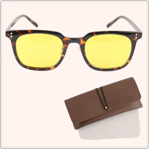 Montour Nachtbril Auto - ALEX - Vierkant Model - Bruin - Dames - Heren - Unisex