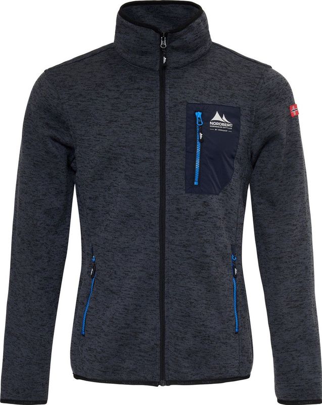 Nordberg - Fleece Vest - Antra Melange - Polyester