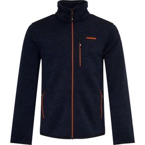 Nordberg jan polar fleece jacket in de kleur marine.